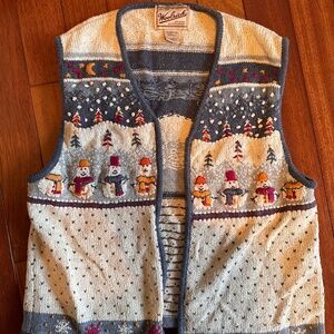 Vintage Woolrich Holiday Sweater Vest